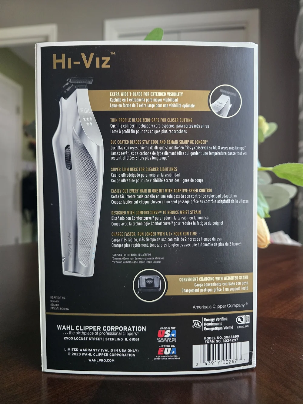 WAHL Hi-Viz High Visibility Silver Trimmer
